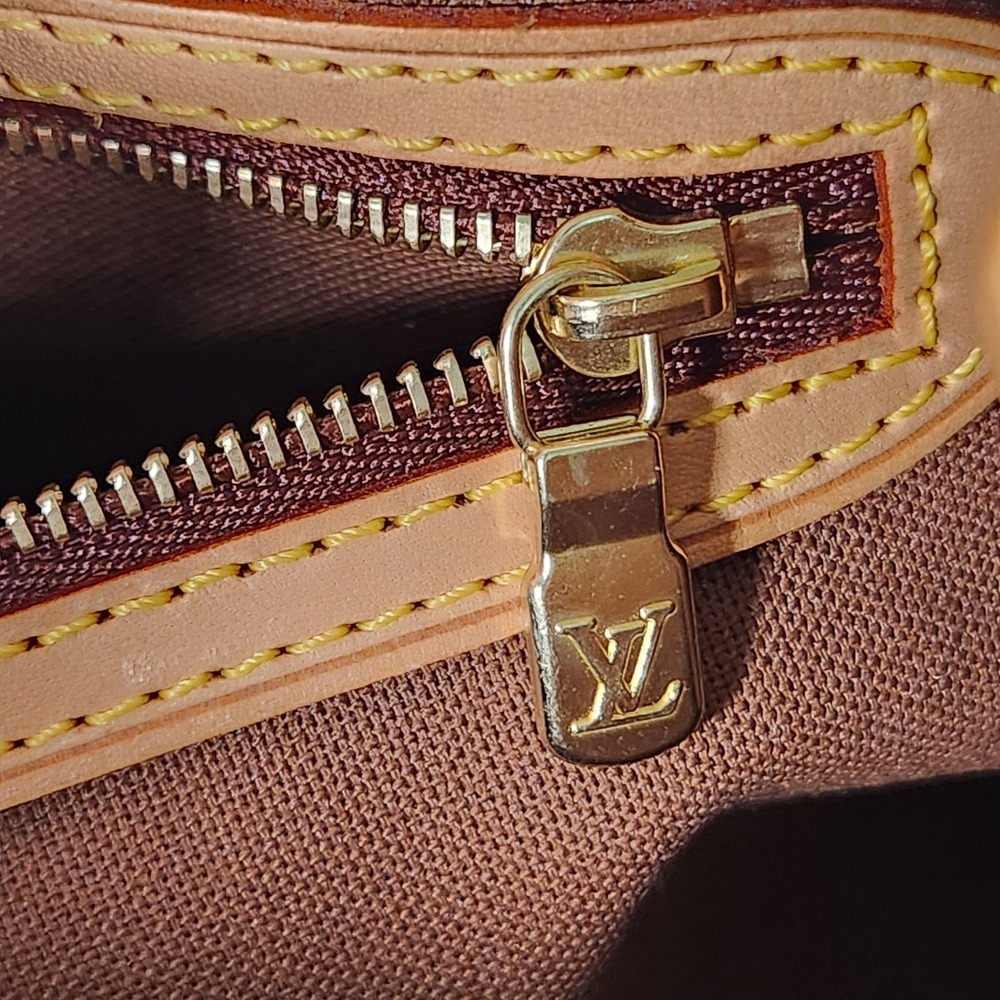 COA Louis Vuitton Monogram Batignolles Horizontal Bucket Tote Bag Brown Purse - Picture 6 of 16